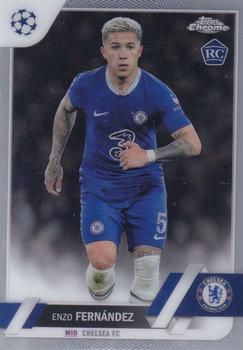 Enzo Fernandez Chelsea Topps UEFA Club Competitions Chrome 2022/23 #158
