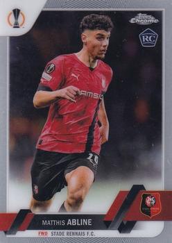 Matthis Abline 	Stade Rennes Topps UEFA Club Competitions Chrome 2022/23 #167