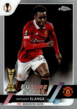 Anthony Elanga Manchester United Topps UEFA Club Competitions Chrome 2022/23 #169