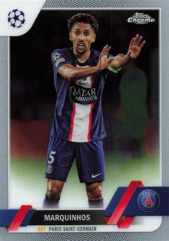 Marquinhos Paris Saint-Germain Topps UEFA Club Competitions Chrome 2022/23 #180