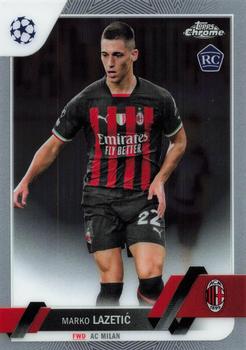 Marko Lazetic A.C. Milan Topps UEFA Club Competitions Chrome 2022/23 #185