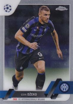 Edin Dzeko Internazionale Milano Topps UEFA Club Competitions Chrome 2022/23 #192