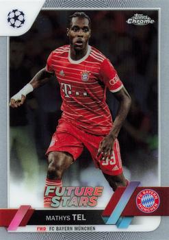 Mathys Tel Bayern Munchen Topps UEFA Club Competitions Chrome 2022/23 #197