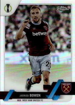 Jarrod Bowen West Ham United Topps UEFA Club Competitions Chrome 2022/23 Refractor #123