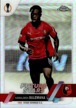 Kamaldeen Sulemana 	Stade Rennes Topps UEFA Club Competitions Chrome 2022/23 Refractor #173