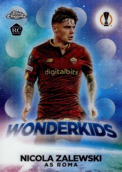 Nicola Zalewski AS Roma Topps UEFA Club Competitions Chrome 2022/23 Wonderkids #W-01