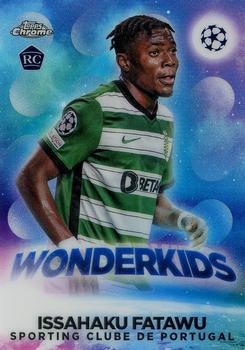 Issahaku Fatawu Sporting CP Topps UEFA Club Competitions Chrome 2022/23 Wonderkids #W-12