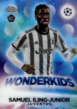 Samuel Iling-Junior Juventus FC Topps UEFA Club Competitions Chrome 2022/23 Wonderkids #W-15