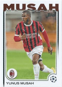 Yunus Musah A.C. Milan Topps UEFA Club Competitions 2024/25 #79