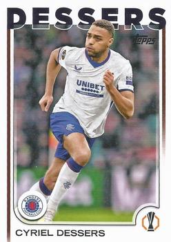 Cyriel Dessers Glasgow Rangers Topps UEFA Club Competitions 2024/25 #80