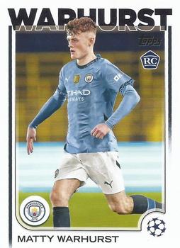 Matty Warhurst Manchester City Topps UEFA Club Competitions 2024/25 #92