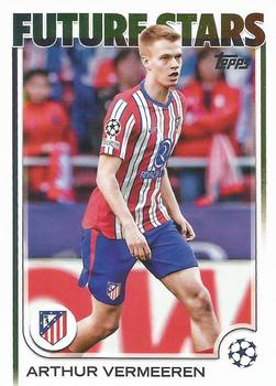 Arthur Vermeeren Atletico Madrid Topps UEFA Club Competitions 2024/25 #135