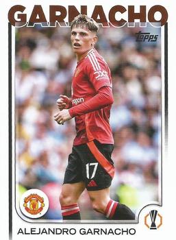 Alejandro Garnacho Manchester United Topps UEFA Club Competitions 2024/25 #147
