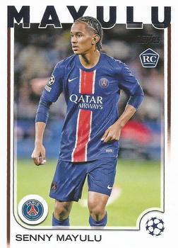 Senny Mayulu Paris Saint-Germain Topps UEFA Club Competitions 2024/25 #173