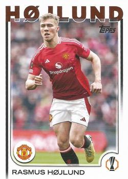 Rasmus Hojlund Manchester United Topps UEFA Club Competitions 2024/25 #184