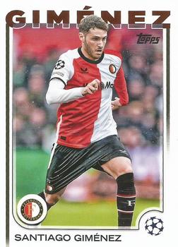 Santiago Gimenez Feyenoord Topps UEFA Club Competitions 2024/25 #189