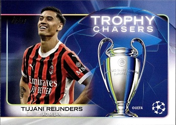 Tijjani Reijnders A.C. Milan Topps UEFA Club Competitions 2024/25 Trophy Chasers #RF-06