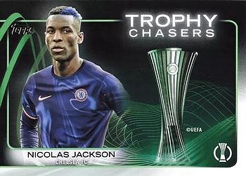 Nicolas Jackson Chelsea Topps UEFA Club Competitions 2024/25 Trophy Chasers #RF-12