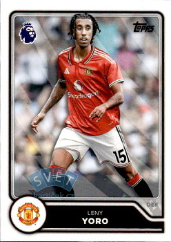 Leny Yoro Manchester United Topps Flagship Premier League 2026/27 #190