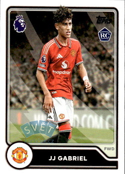 JJ Gabriel Manchester United Topps Flagship Premier League 2026/27 #198