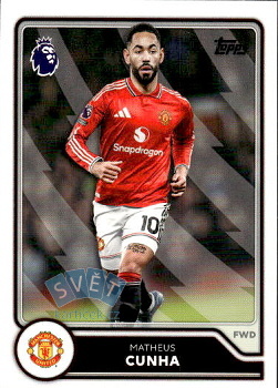 Matheus Cunha Manchester United Topps Flagship Premier League 2026/27 #199