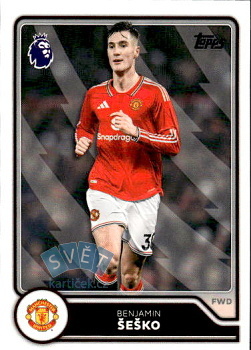 Benjamin Sesko Manchester United Topps Flagship Premier League 2026/27 #202