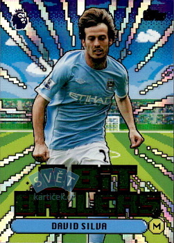David Silva Manchester City Topps Flagship Premier League 2026/27 8 Bit Ballers #8B14