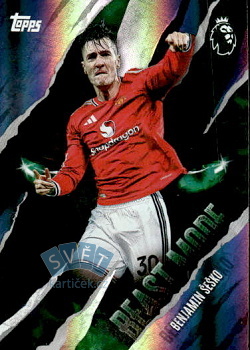 Benjamin Sesko Manchester United Topps Flagship Premier League 2026/27 Beast Mode #BM19