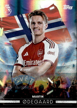 Martin Odegaard Arsenal Topps Flagship Premier League 2026/27 Flying the Flag #FF02