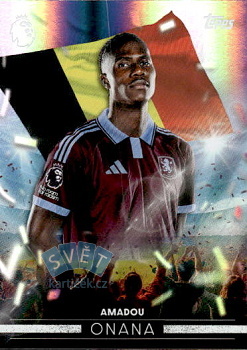 Amadou Onana Aston Villa Topps Flagship Premier League 2026/27 Flying the Flag #FF03
