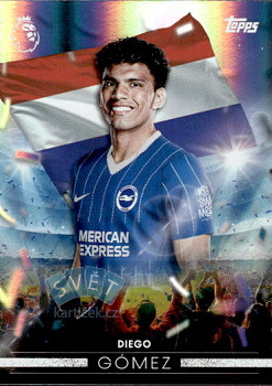 Diego Gomez Brighton & Hove Albion Topps Flagship Premier League 2026/27 Flying the Flag #FF07