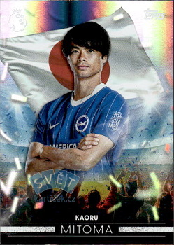 Kaoru Mitoma Brighton & Hove Albion Topps Flagship Premier League 2026/27 Flying the Flag #FF08