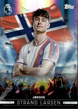 Jorgen Strand Larsen Crystal Palace Topps Flagship Premier League 2026/27 Flying the Flag #FF12
