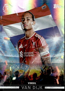 Virgil van Dijk Liverpool Topps Flagship Premier League 2026/27 Flying the Flag #FF16