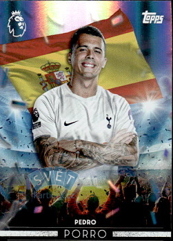 Pedro Porro Tottenham Hotspur Topps Flagship Premier League 2026/27 Flying the Flag #FF24