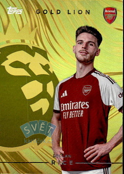 Declan Rice Arsenal Topps Flagship Premier League 2026/27 Gold Lion #GL01