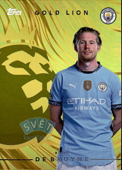 Kevin De Bruyne Manchester City Topps Flagship Premier League 2026/27 Gold Lion #GL12