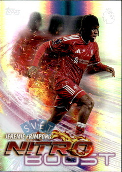 Jeremie Frimpong Liverpool Topps Flagship Premier League 2026/27 Nitro Boost #NB13