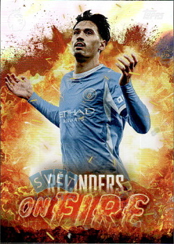 Tijjani Reijnders Manchester City Topps Flagship Premier League 2026/27 On Fire #OF01