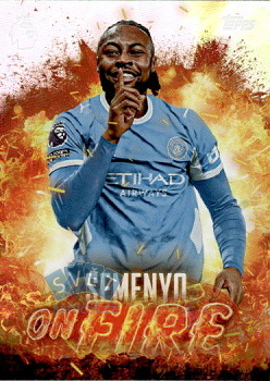 Antoine Semenyo Manchester City Topps Flagship Premier League 2026/27 On Fire #OF12