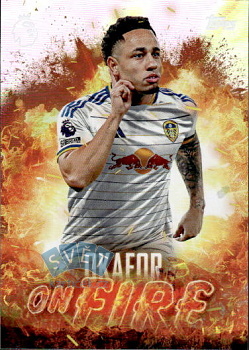 Noah Okafor Leeds United Topps Flagship Premier League 2026/27 On Fire #OF13
