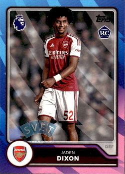 Jaden Dixon Arsenal Topps Flagship Premier League 2026/27 PL Parallel #23