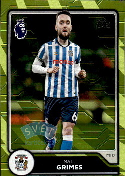 Matt Grimes Coventry City Topps Flagship Premier League 2026/27 Yellow Voltage Parallel #264