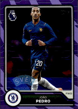 Joao Pedro Chelsea Topps Flagship Premier League 2026/27 Purple Voltage Parallel #103