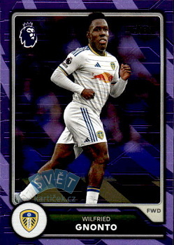 Wilfried Gnonto Leeds United Topps Flagship Premier League 2026/27 Purple Voltage Parallel #157