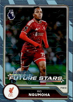 Rio Ngumoha Liverpool Topps Flagship Premier League 2026/27 Blue Voltage Parallel #15