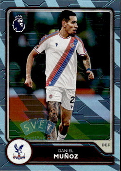 Daniel Munoz Crystal Palace Topps Flagship Premier League 2026/27 Blue Voltage Parallel #110