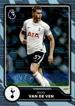 Micky van de Ven Tottenham Hotspur Topps Flagship Premier League 2026/27 Blue Voltage Parallel #246