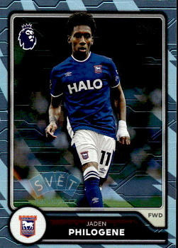 Jaden Phillogene Ipswich Town Topps Flagship Premier League 2026/27 Blue Voltage Parallel #284
