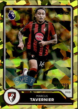 Marcus Tavernier AFC Bournemouth Topps Flagship Premier League 2026/27 Yellow Mini-Diamonds /299 #53